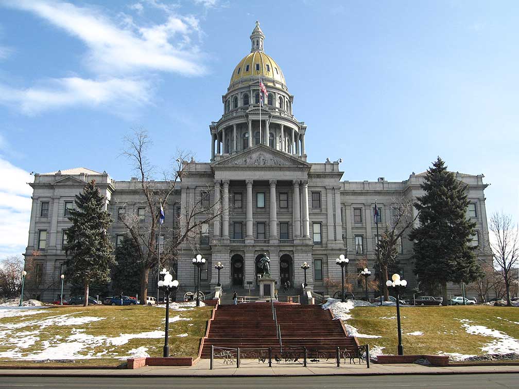 Colorado State Capitol in Denver, Colorado