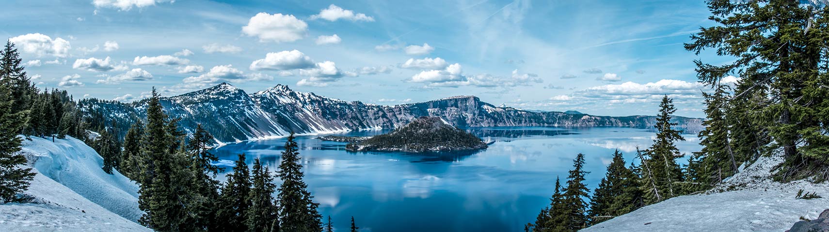 Crater Lake and Wizard Island, Oregon