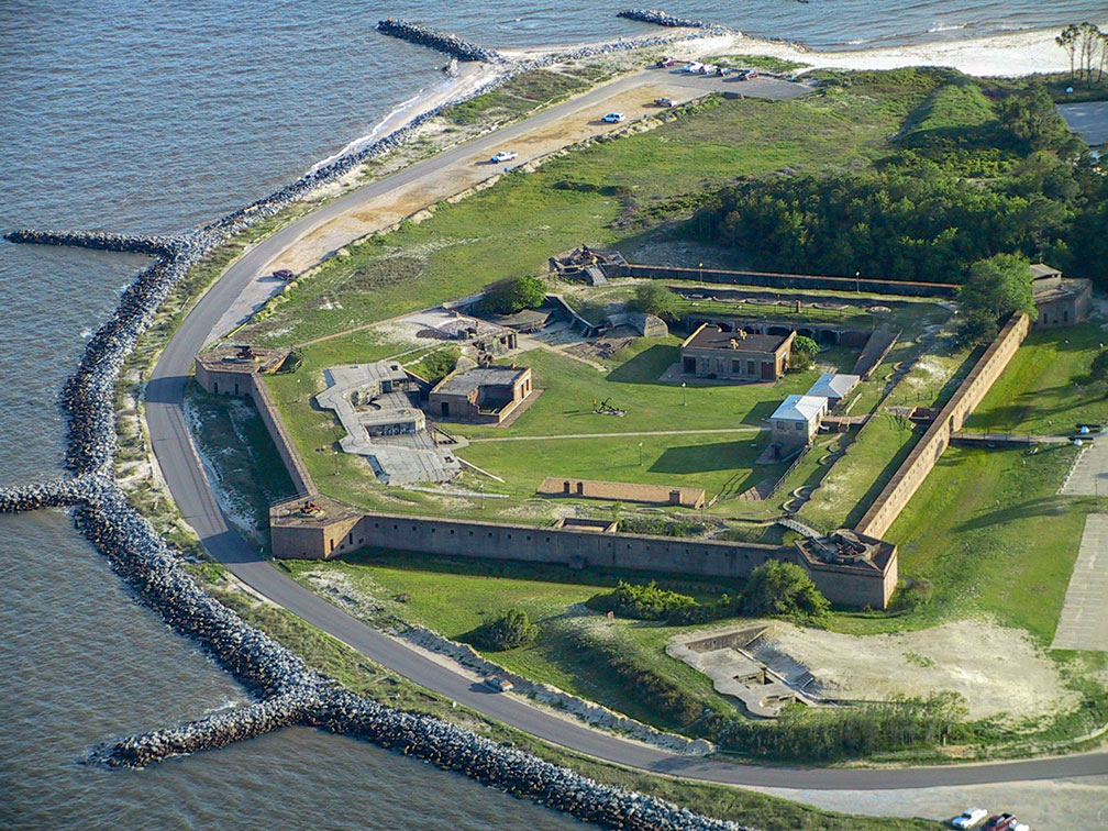 Fort Gaines on Dauphin Island, Alabama