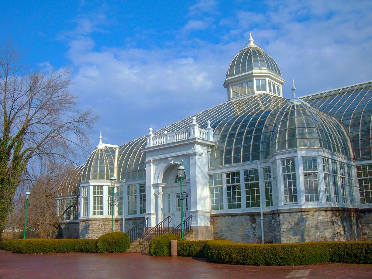 Franklin Park Conservatory and Botanical Gardens in Columbus, Ohio, USA