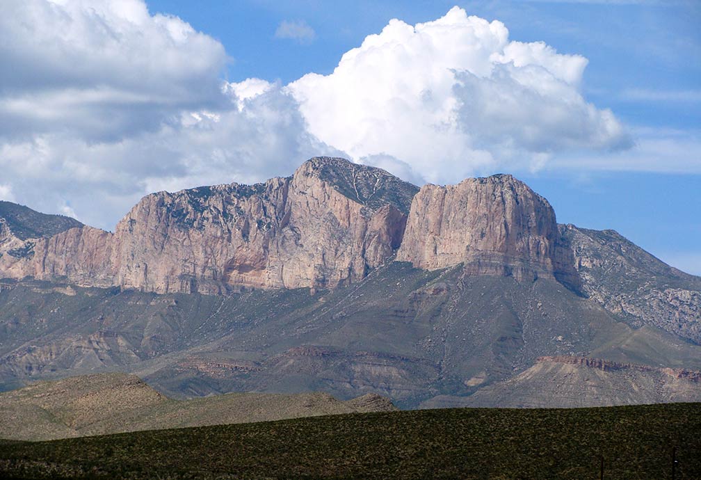Guadalupe Peak in Guadalupe Mountains National Park, Texas