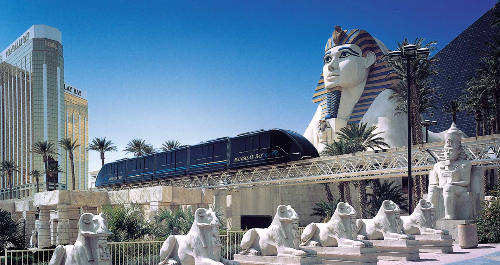 Mandalay Bay train in Las Vegas