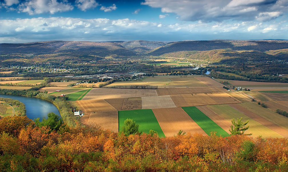 Susquehanna River Valley and the Allegheny Plateau