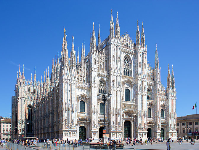 Cathedral-Basilica in Milan, Italy