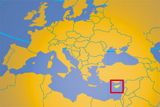 Location map of Cyprus. Where in the world is Cyprus?