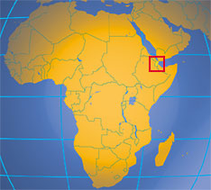 Location map of Djibouti. Where in Africa is Djibouti?