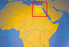 Location map of Egypt. Where in the world is Egypt?