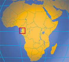 Location map of Equatorial Guinea. Where in Africa is Equatorial Guinea?