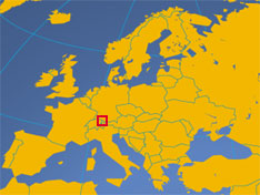 Location map of Liechtenstein. Where in Europe is Liechtenstein?