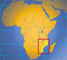 where in Africa is Mozambique