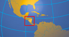 Location map of Nicaragua. Where in Central America is Nicaragua?