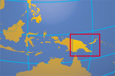 Location map of Papua New Guinea. Where in Oceania is Papua New Guinea?