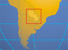Where in the world is Paraguay?