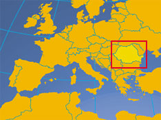 Location map of Romania. Where in the world is Romania?