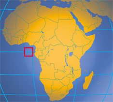 Location map of Sao Tome and Principe. Where in Africa is Sao Tome and Principe?