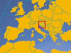 Location map of Slovenia. Where in Europe is Slovenia?