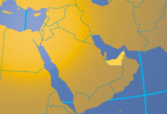 Where in the world are the United Arab Emirates? Location map of the United Arab Emirates.