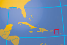 Location map of the Virgin Islands. Where in the Caribbean are the Virgin Islands?